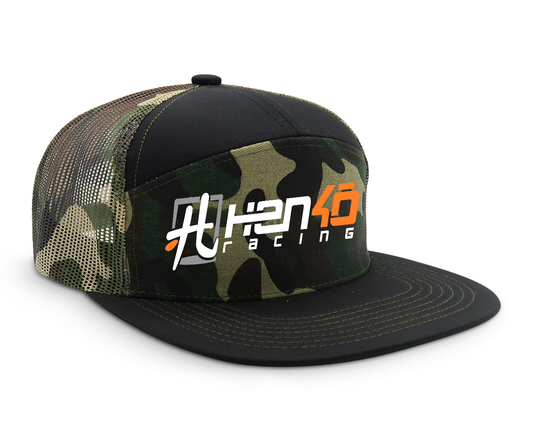 Camo/Orange Trucker Hat